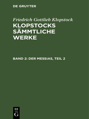 cover image of Der Messias, Teil 2